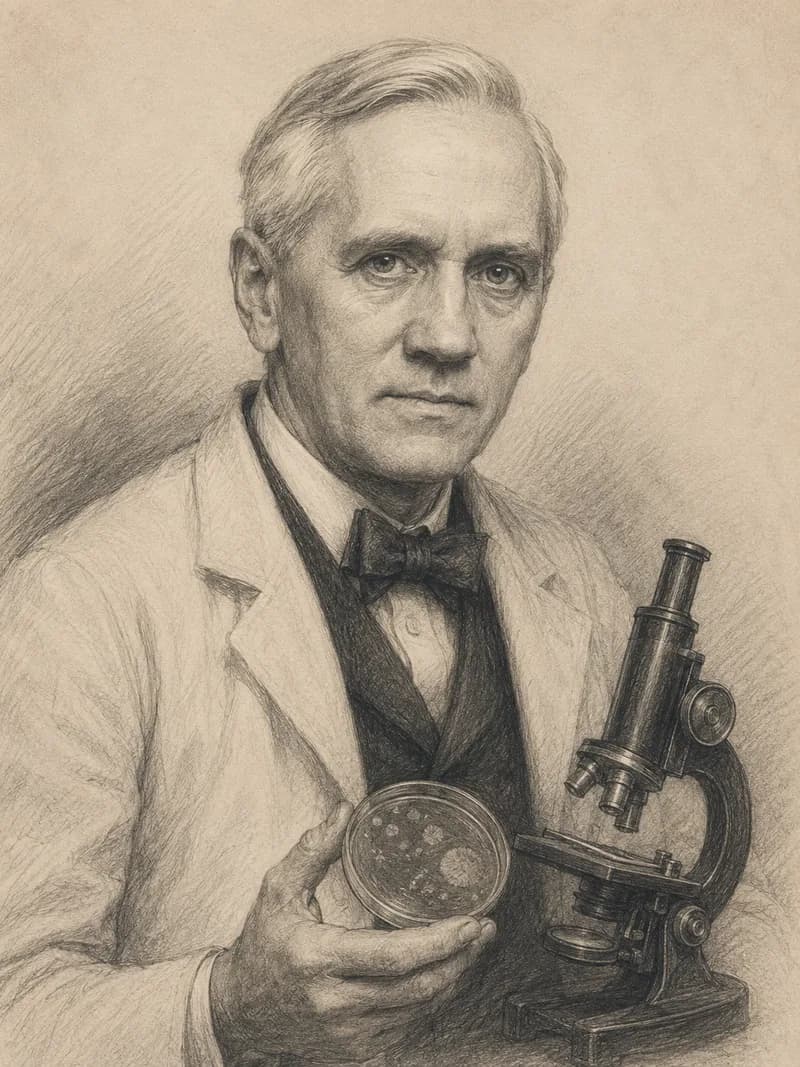 Portret — Aleksander Fleming