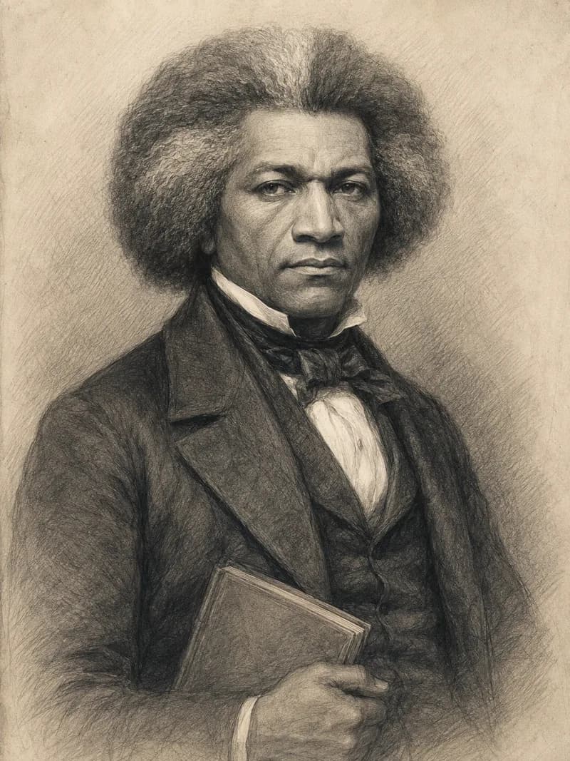 Portret — Frederick Douglass