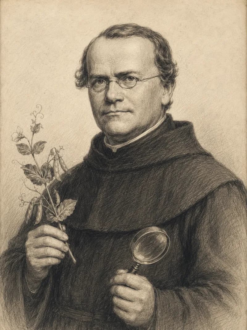 Portret — Gregor Mendel