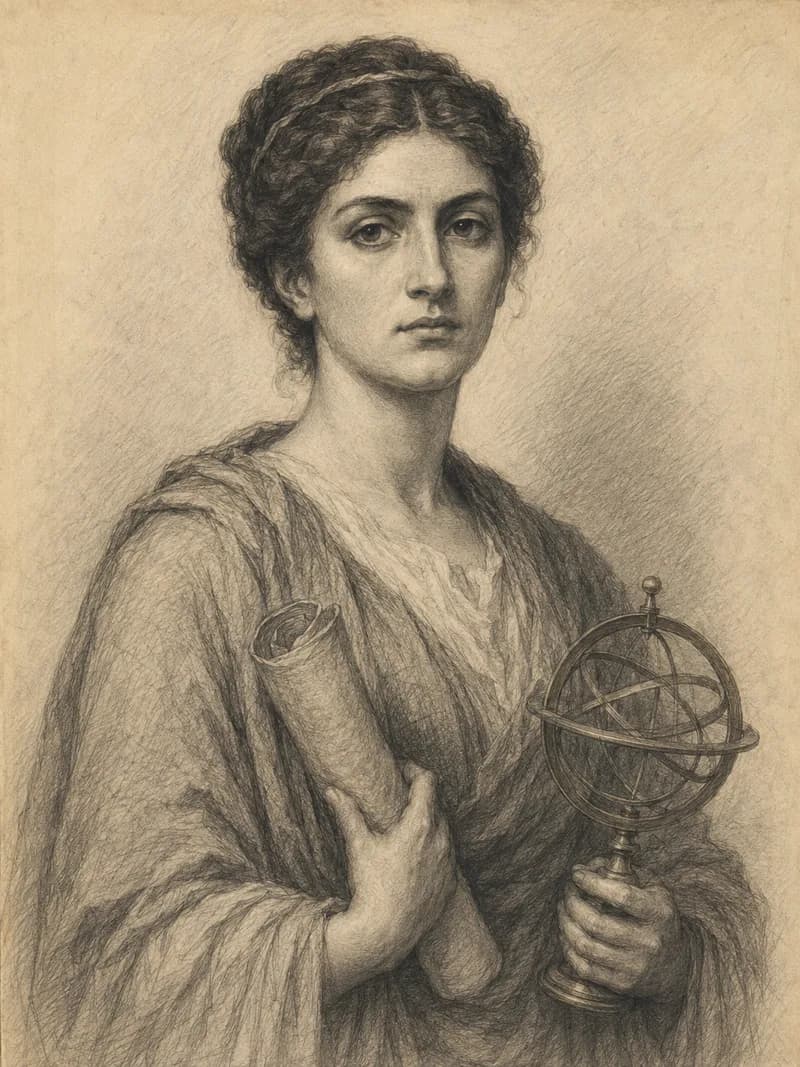 Portret — Hypatia z Aleksandrii