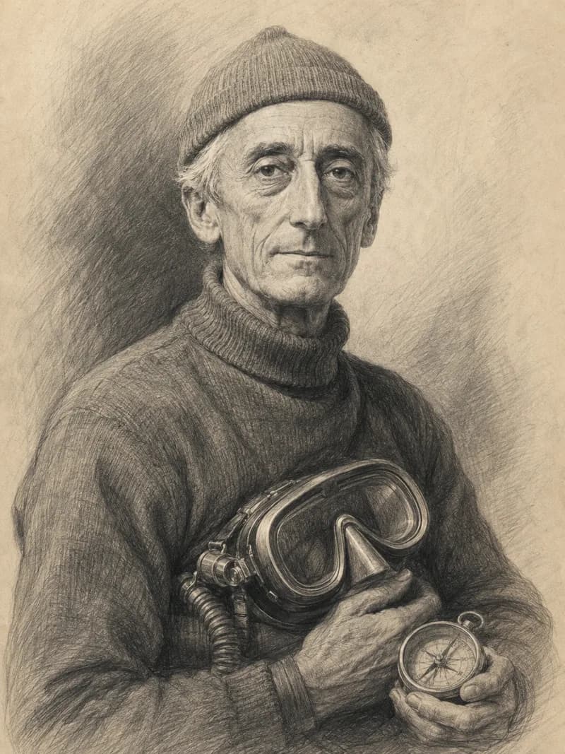 Portret — Jacques Cousteau