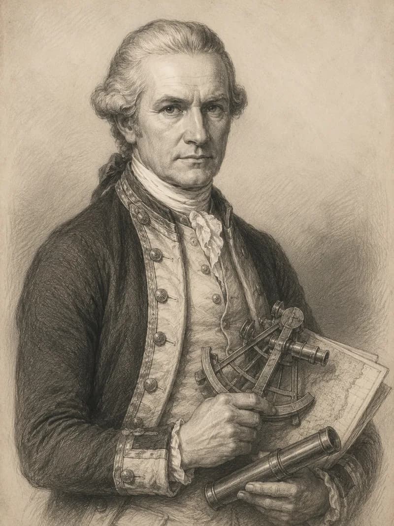 Portret — James Cook