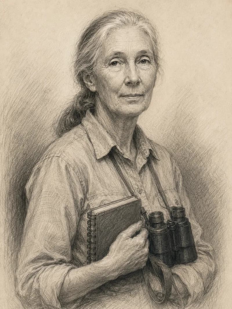 Portret — Jane Goodall