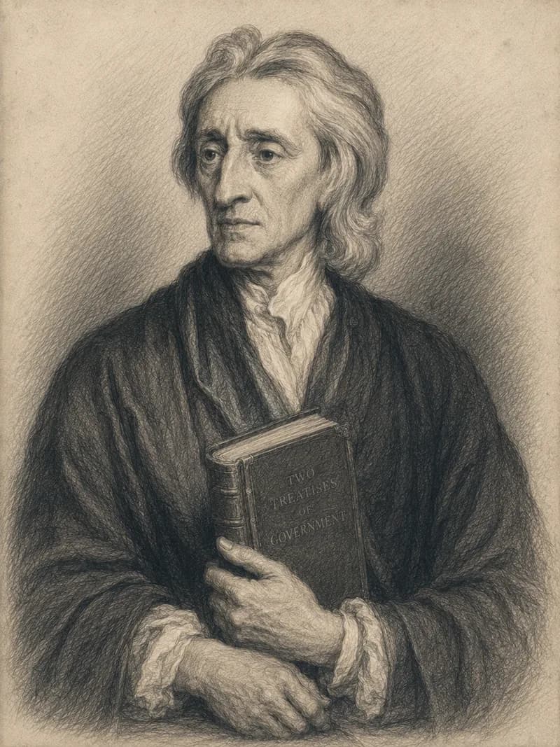 Portret — John Locke