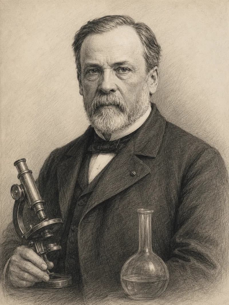 Portret — Louis Pasteur