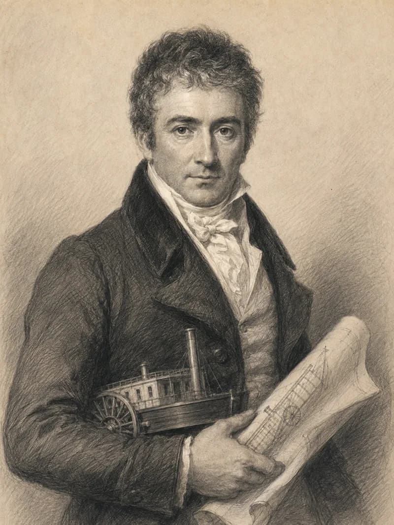 Portret — Robert Fulton