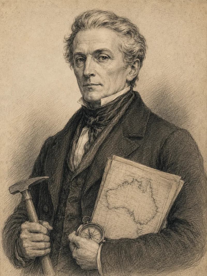 Portret — Paweł Edmund Strzelecki