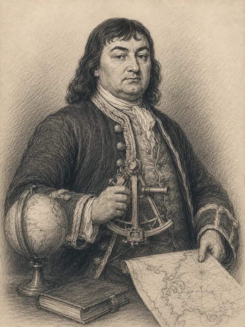 Portret — Vitus Bering