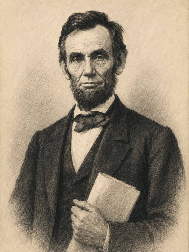 Portret — Abraham Lincoln