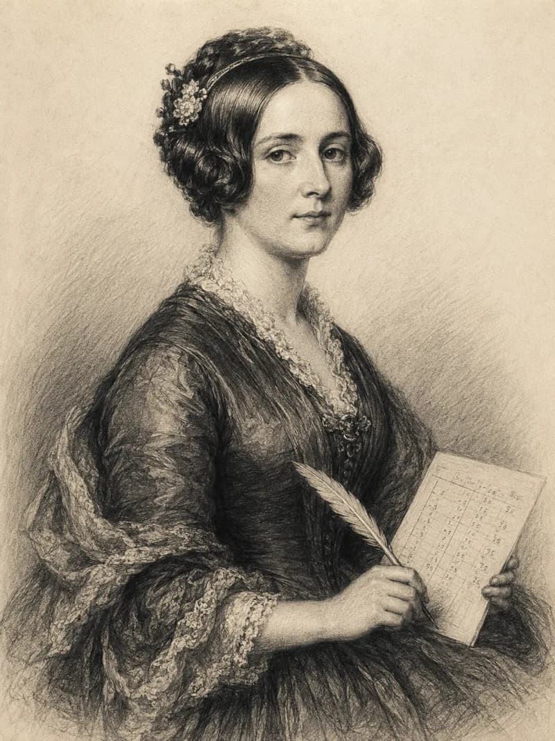 Portret — Ada Lovelace