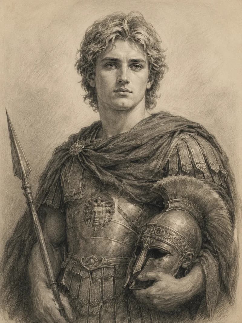 Portret — Aleksander Wielki