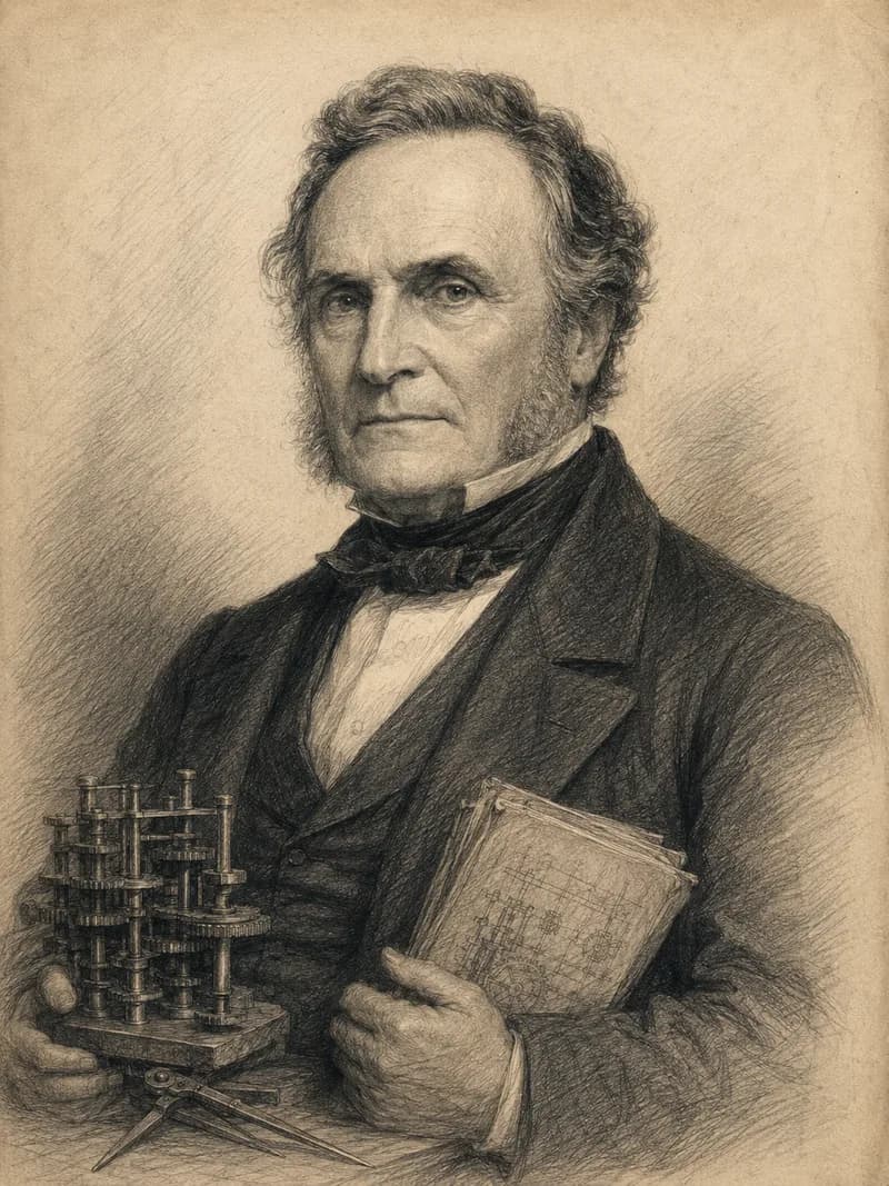 Portret — Charles Babbage