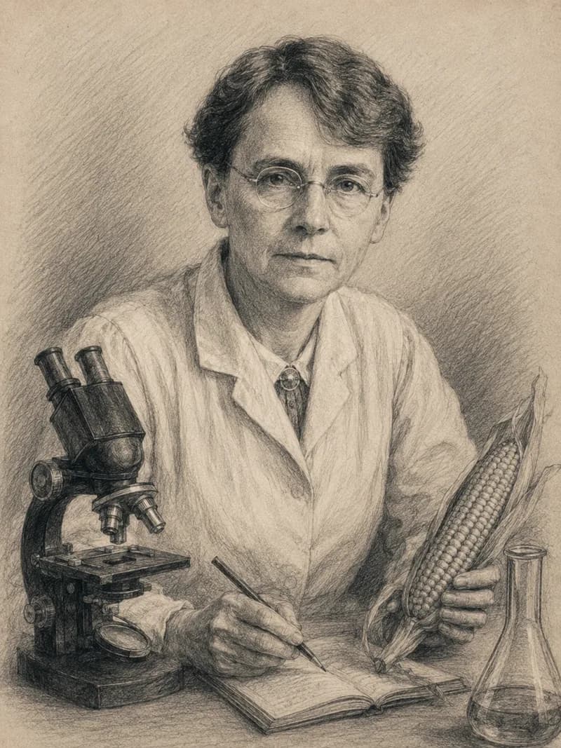 Portret — Barbara McClintock