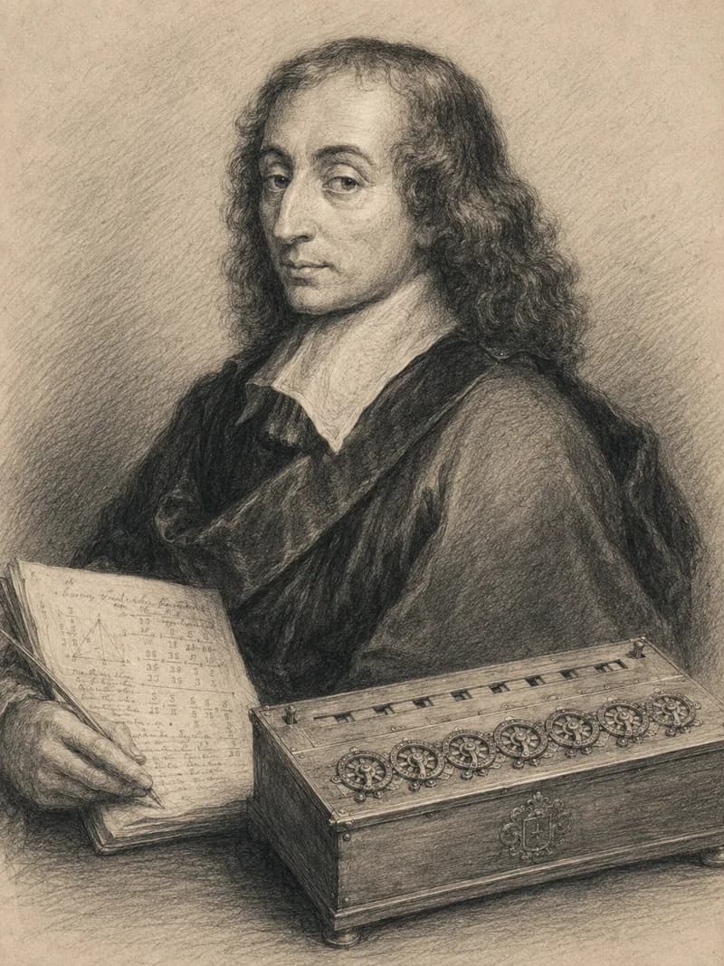 Portret — Blaise Pascal