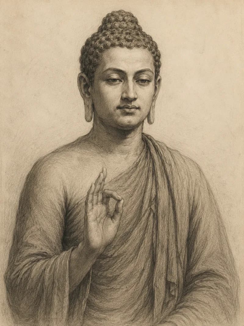 Portret — Budda (Siddhartha Gautama)