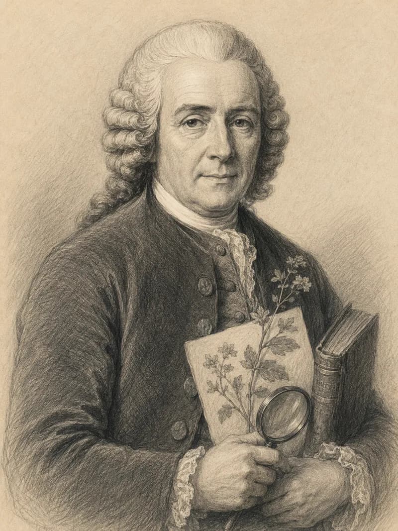 Portret — Karol Linneusz