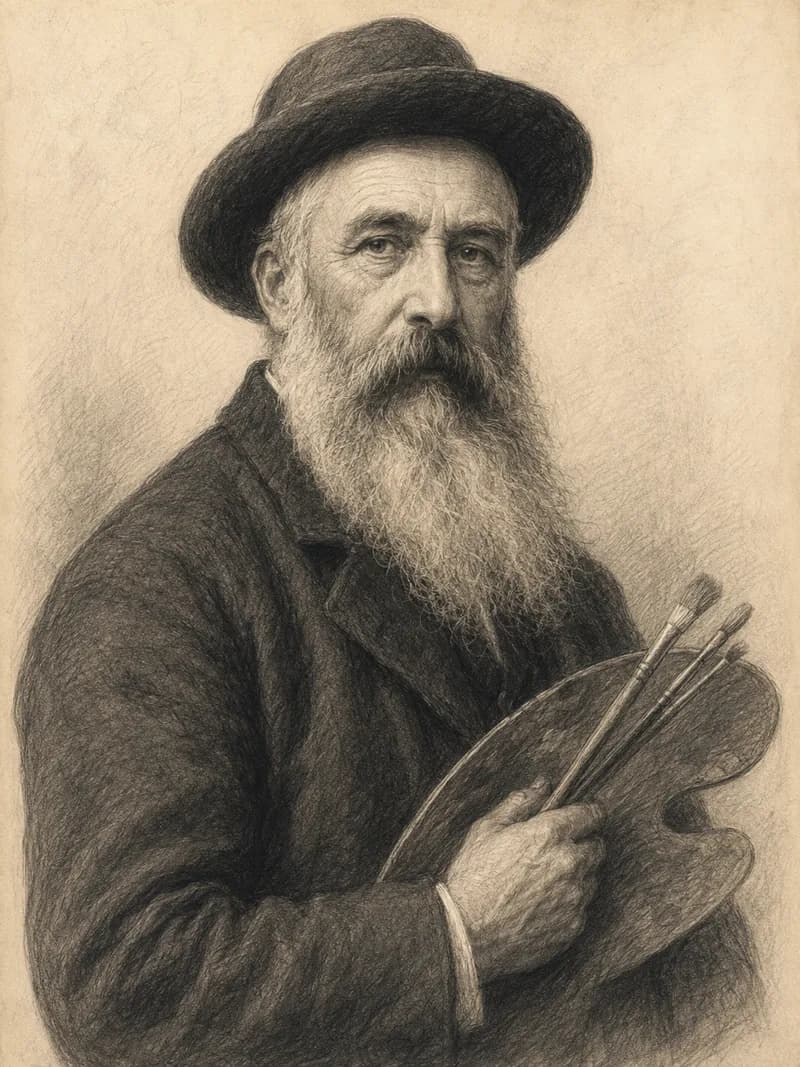 Portret — Claude Monet