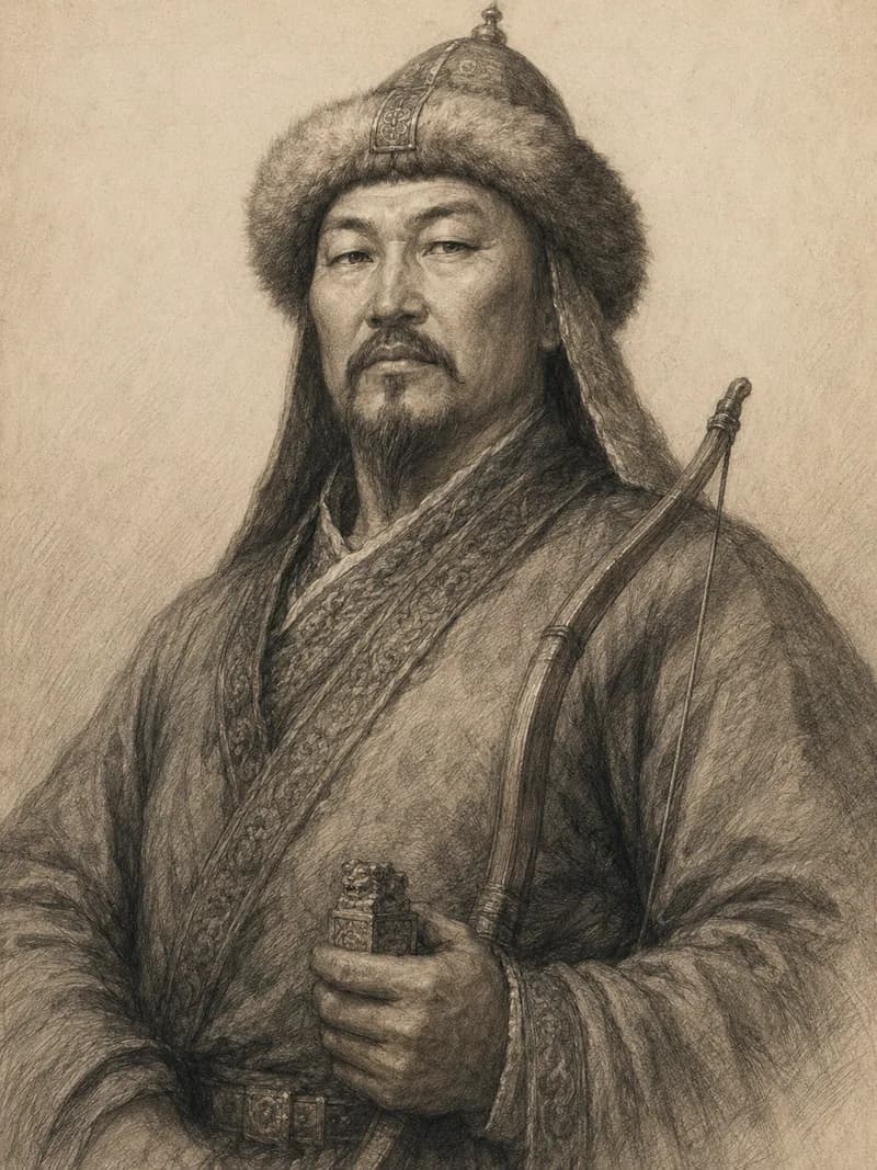 Portret — Czyngis-chan