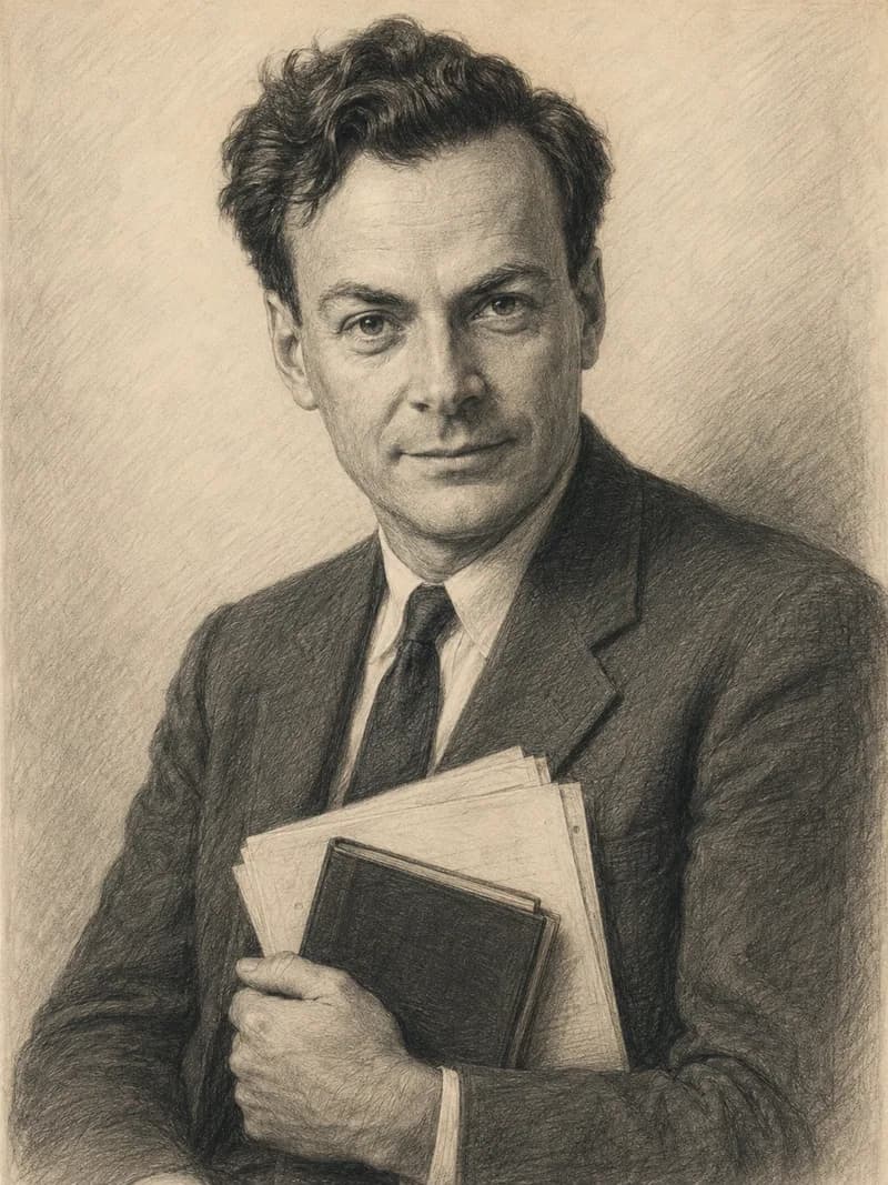 Portret — Richard Feynman