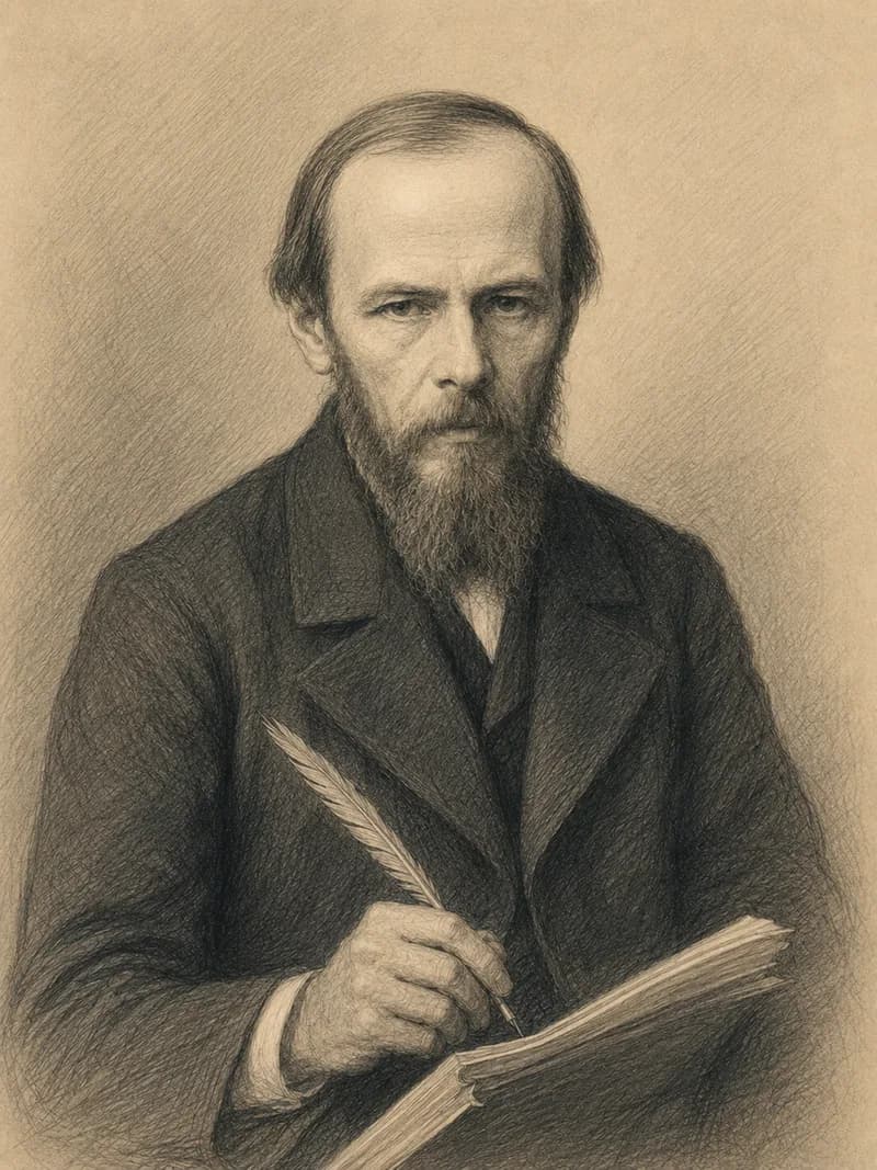 Portret — Fiodor Dostojewski