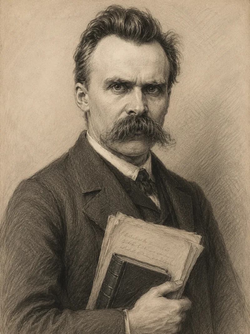 Portret — Friedrich Nietzsche