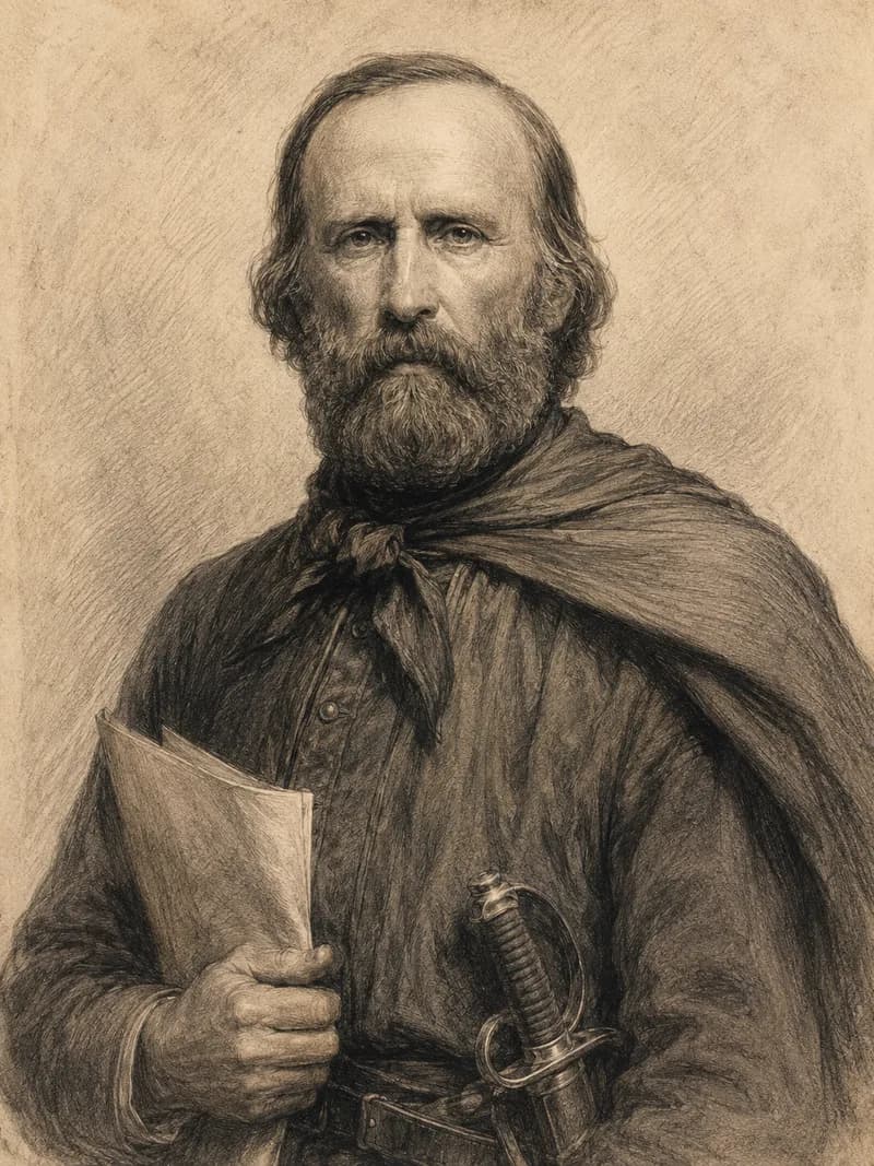 Portret — Giuseppe Garibaldi