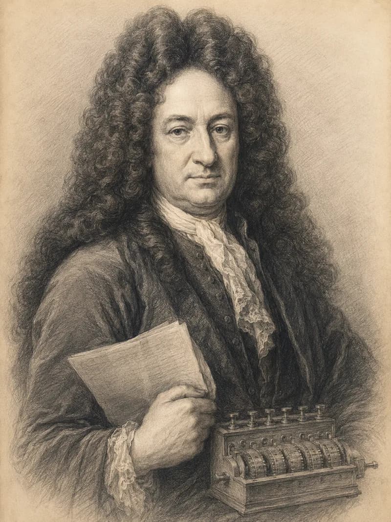 Portret — Gottfried Leibniz