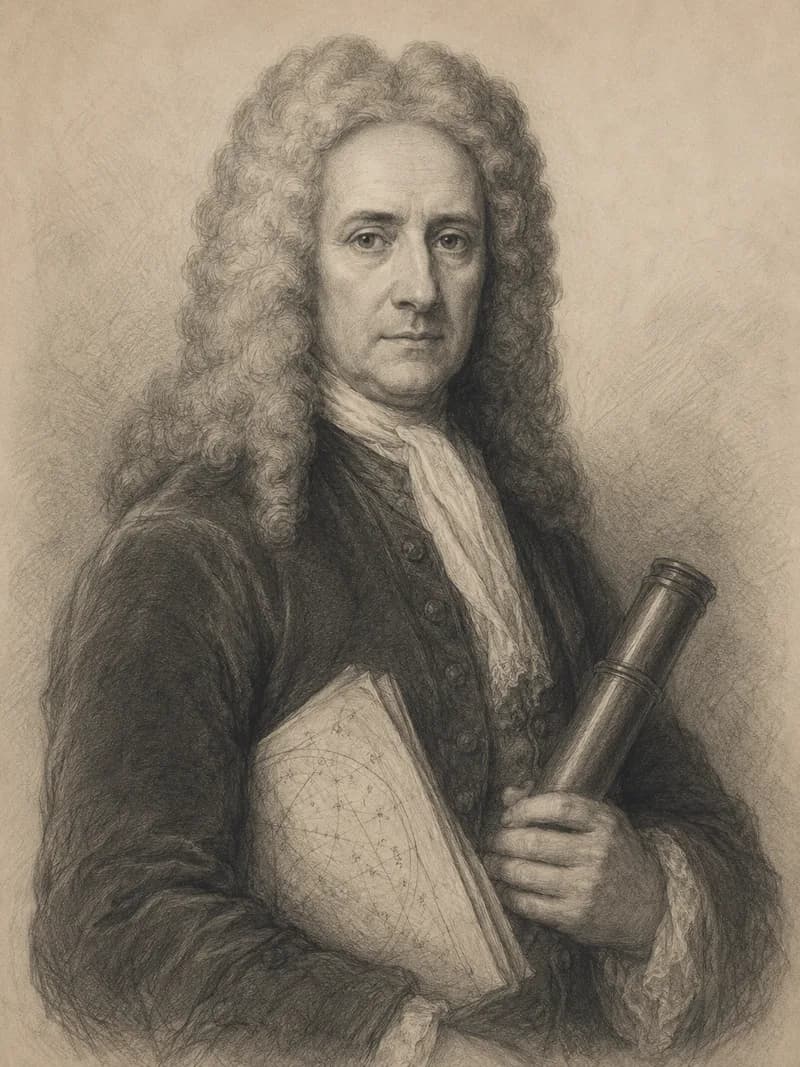 Portret — Edmund Halley