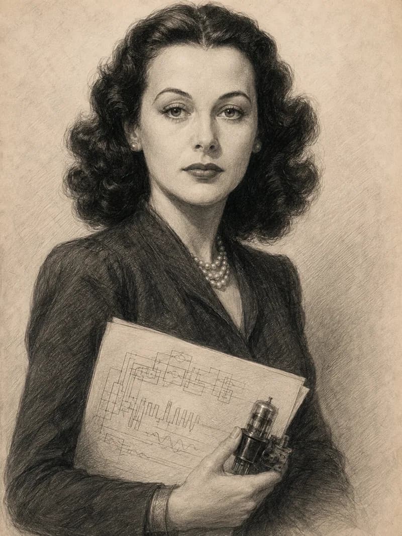 Portret — Hedy Lamarr