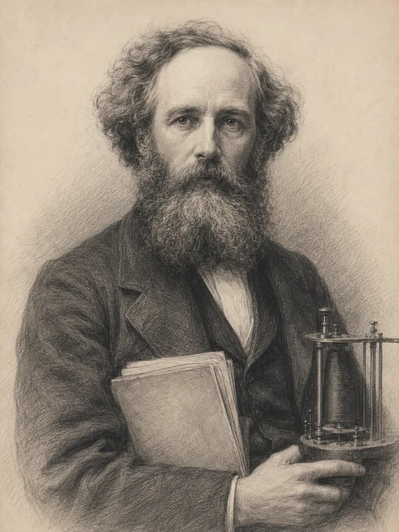 Portret — James Clerk Maxwell
