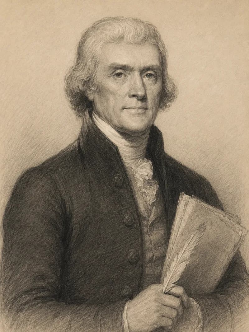 Portret — Thomas Jefferson