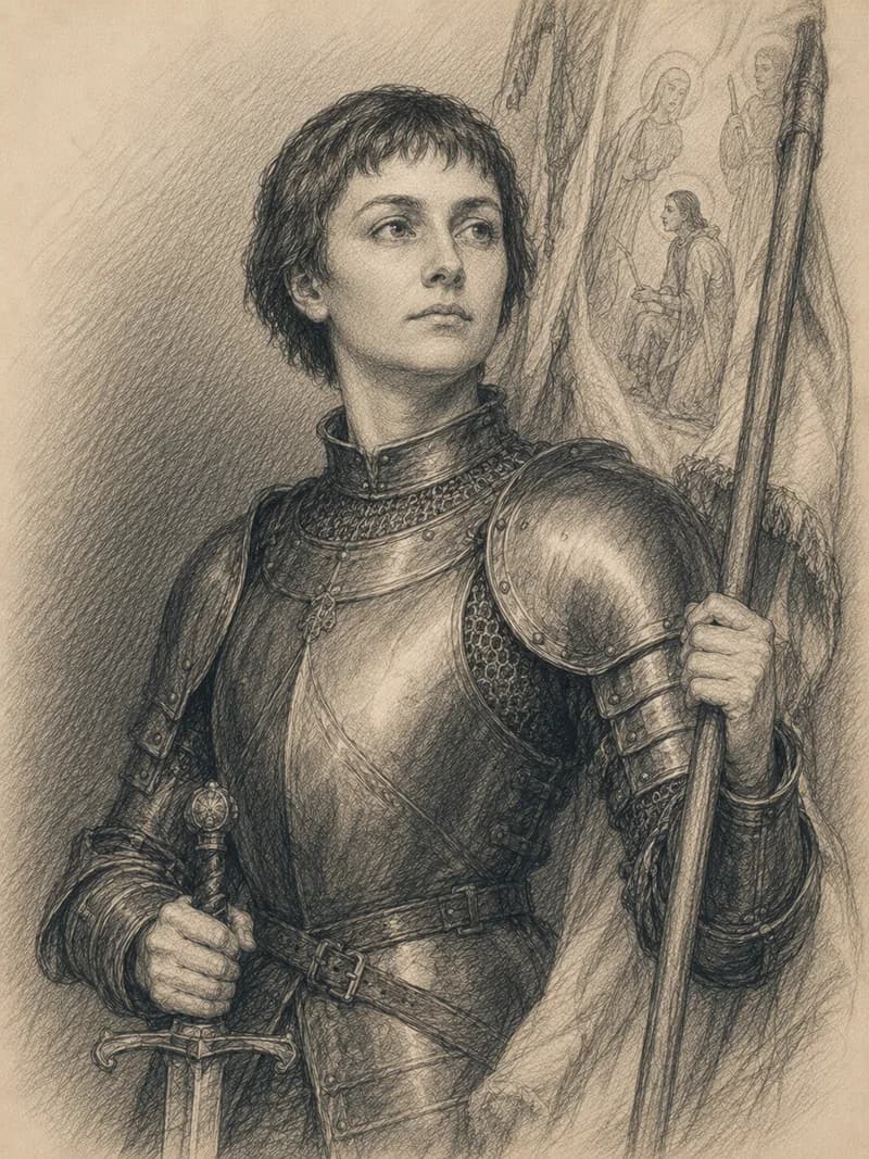 Portret — Joanna d'Arc