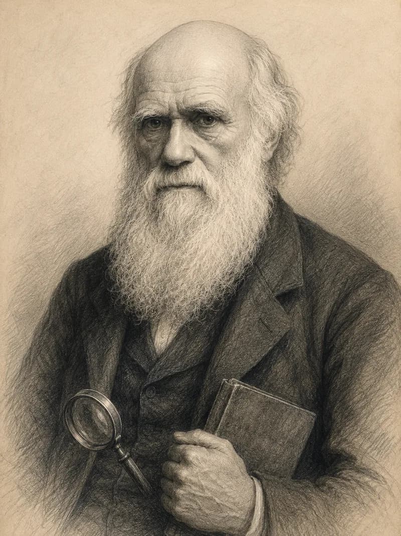 Portret — Karol Darwin