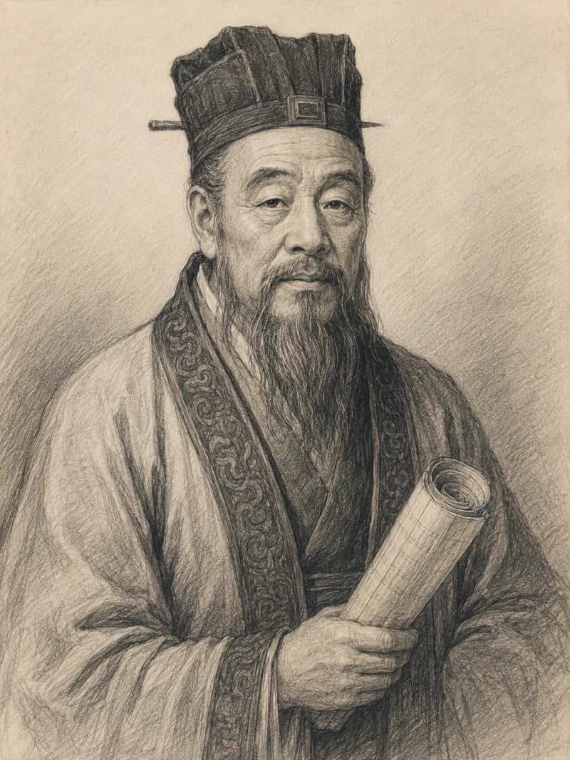 Portret — Konfucjusz