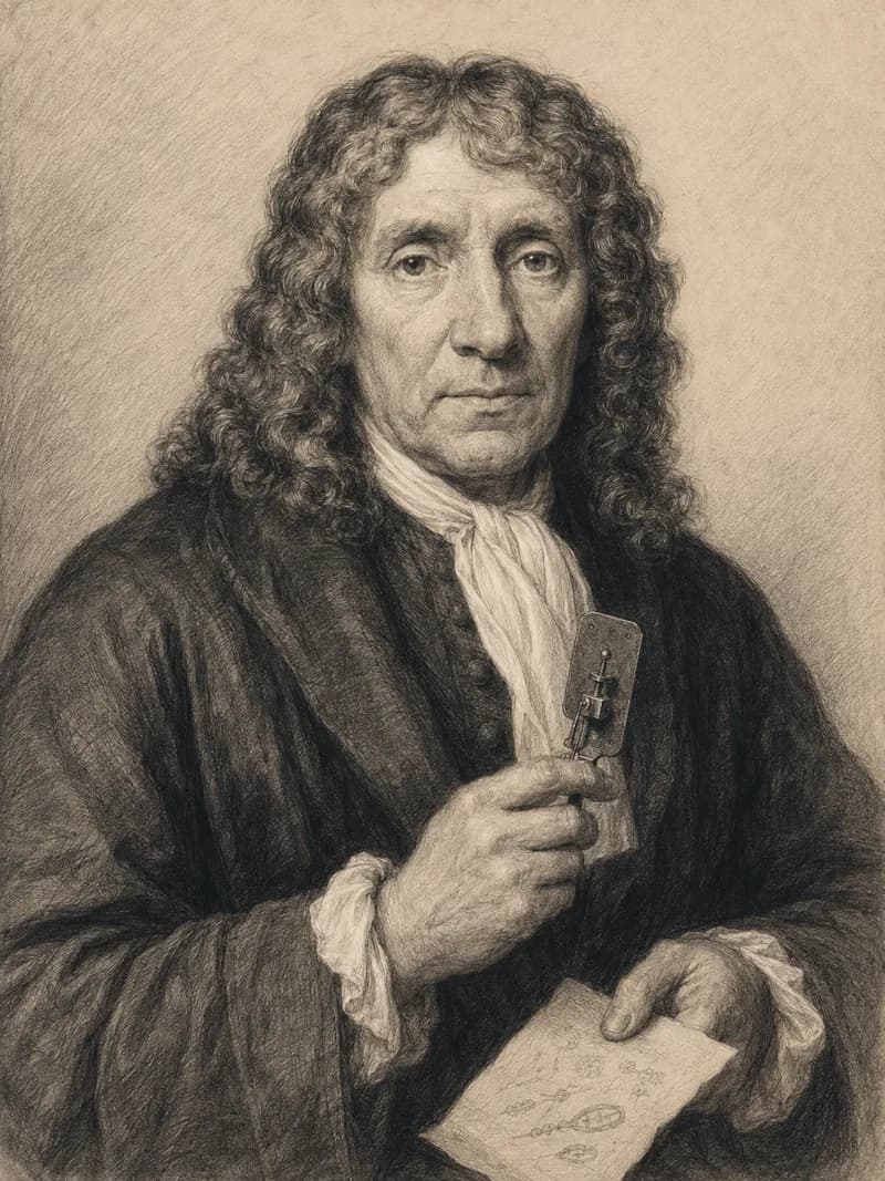 Portret — Antoni van Leeuwenhoek