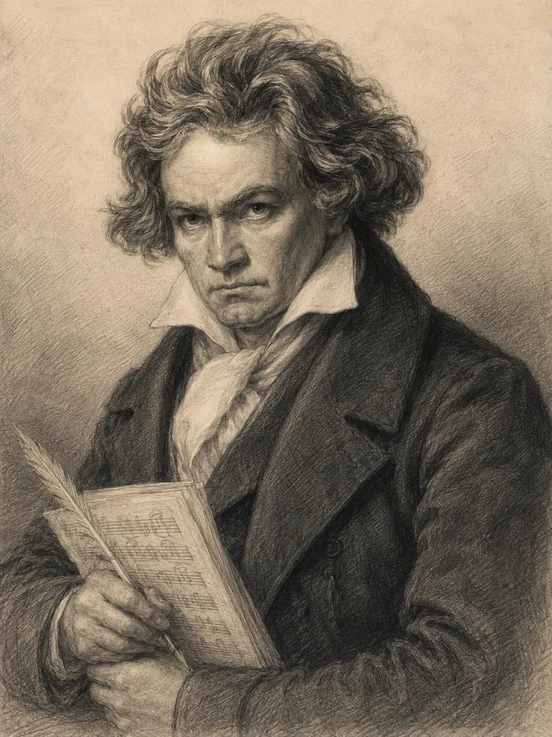 Portret — Ludwig van Beethoven