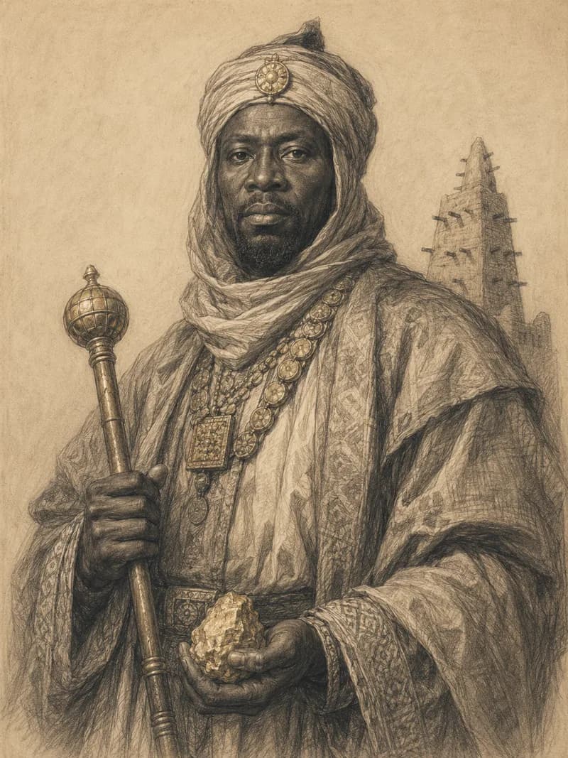 Portret — Mansa Musa