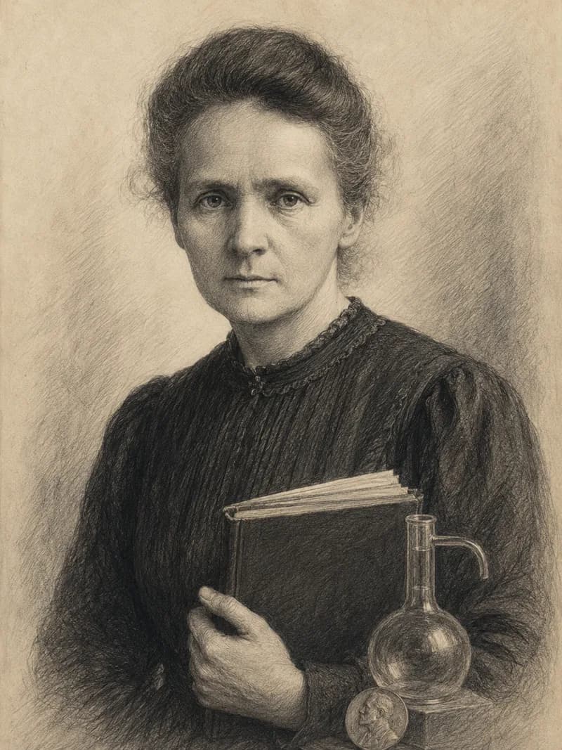 Portret — Maria Skłodowska-Curie