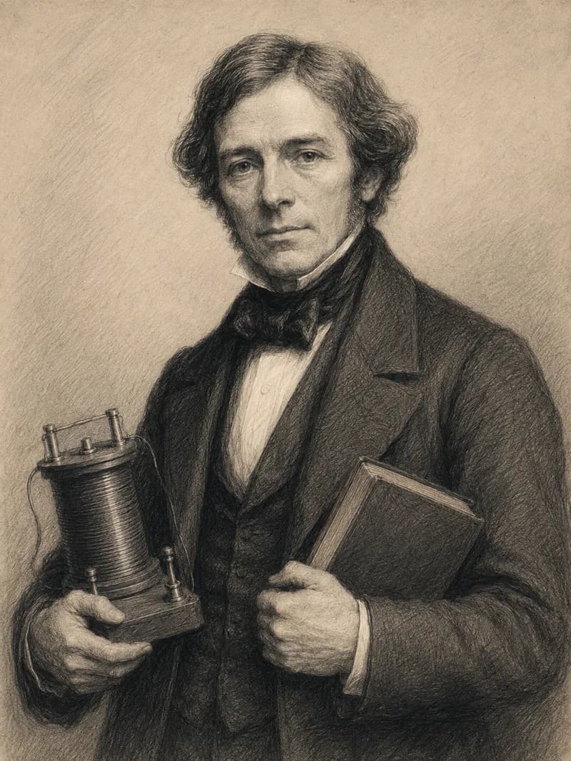 Portret — Michael Faraday