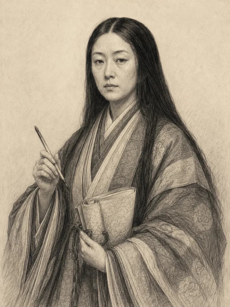 Portret — Murasaki Shikibu