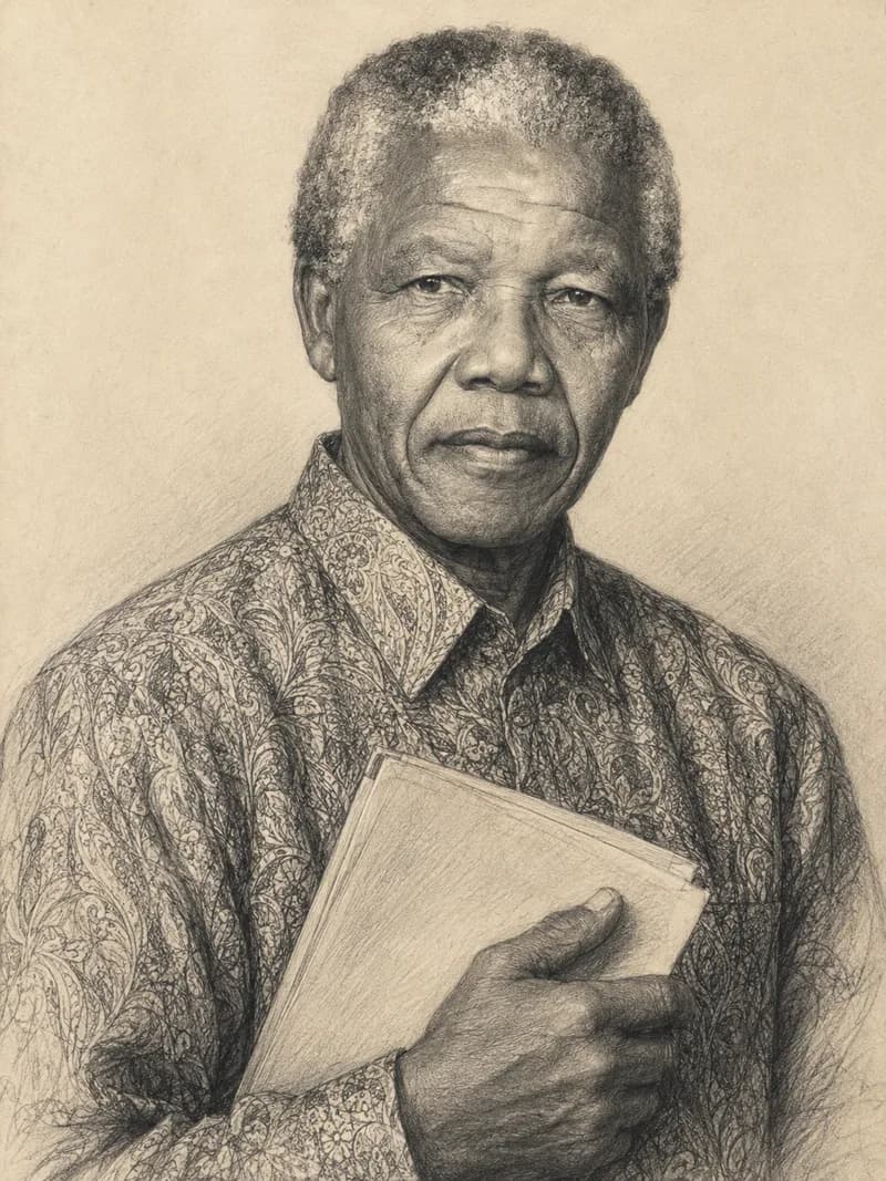 Portret — Nelson Mandela