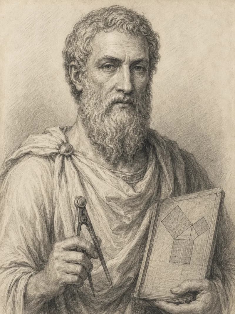 Portret — Pitagoras