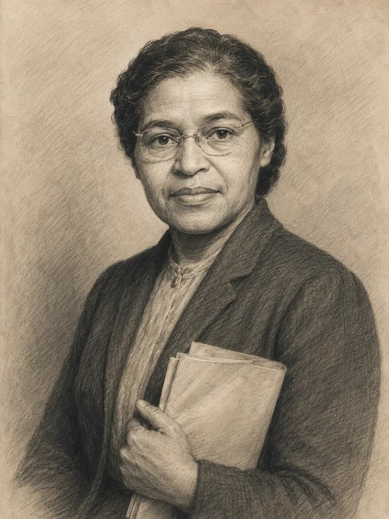 Portret — Rosa Parks
