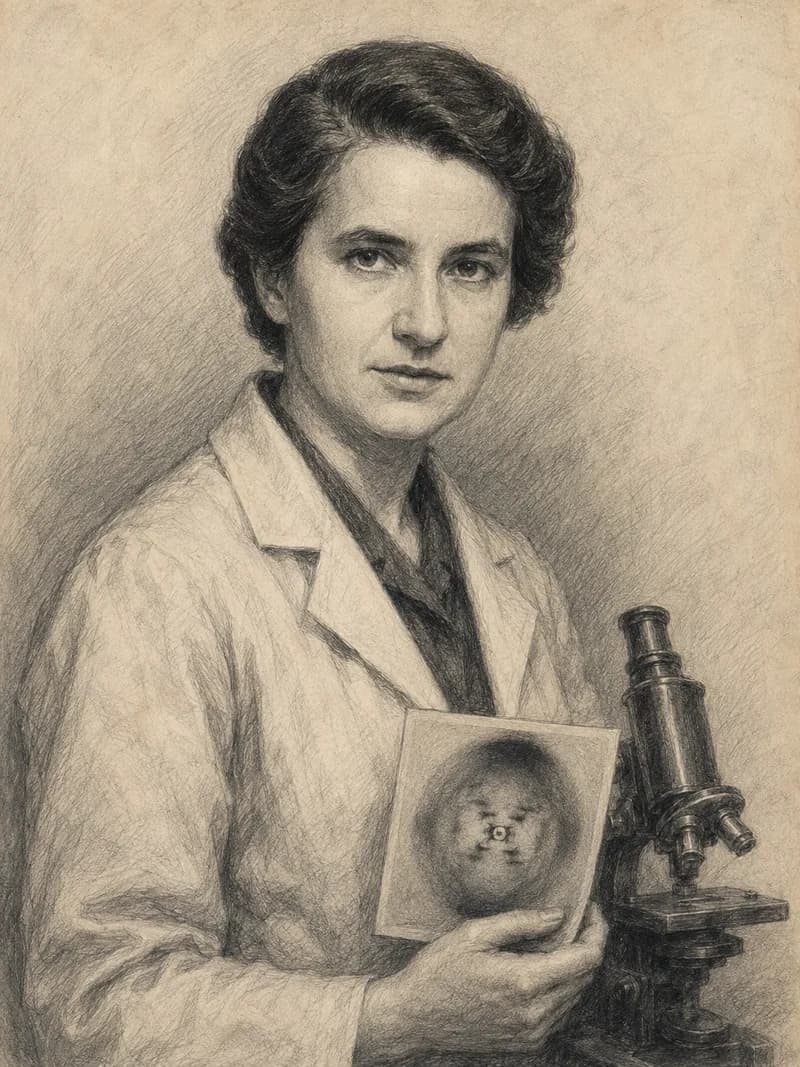 Portret — Rosalind Franklin