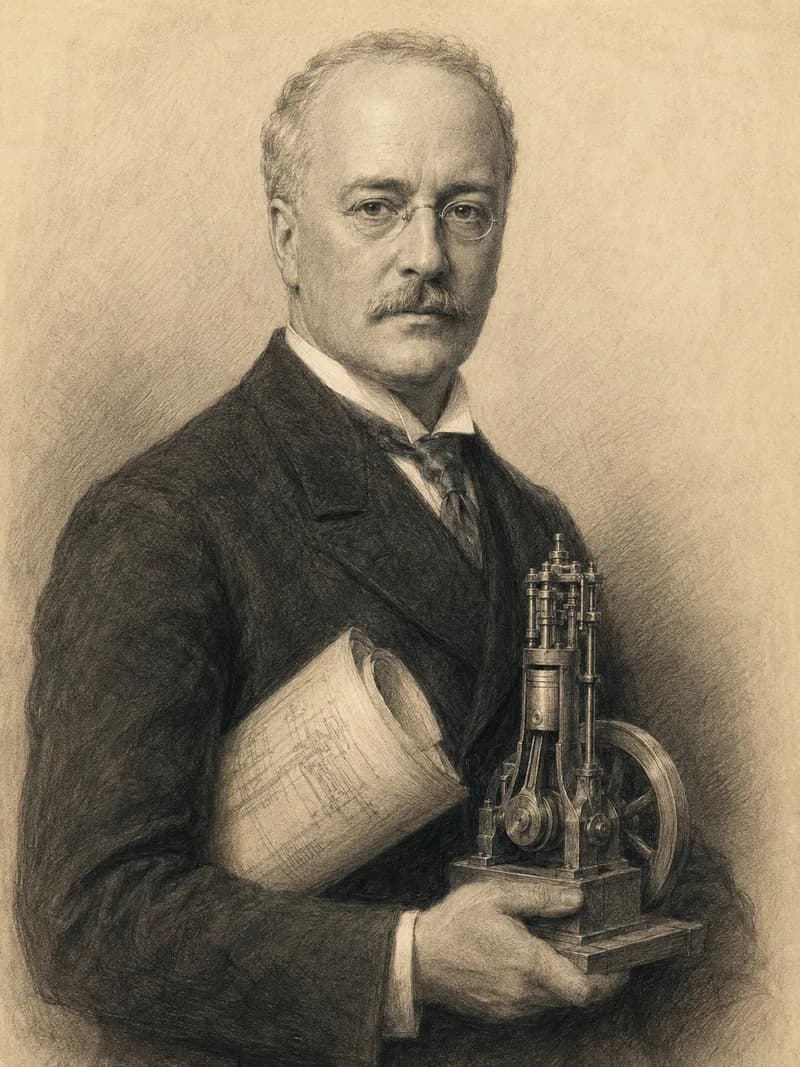 Portret — Rudolf Diesel