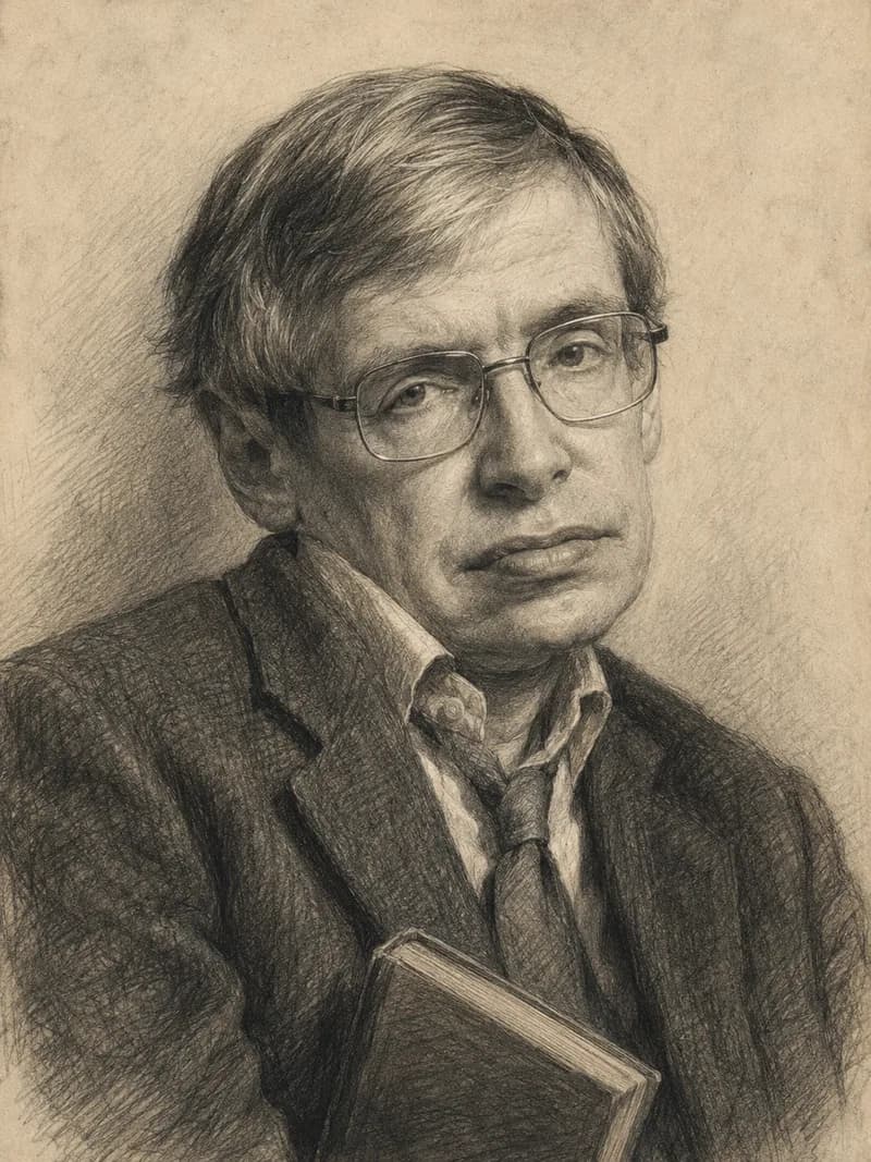 Portret — Stephen Hawking
