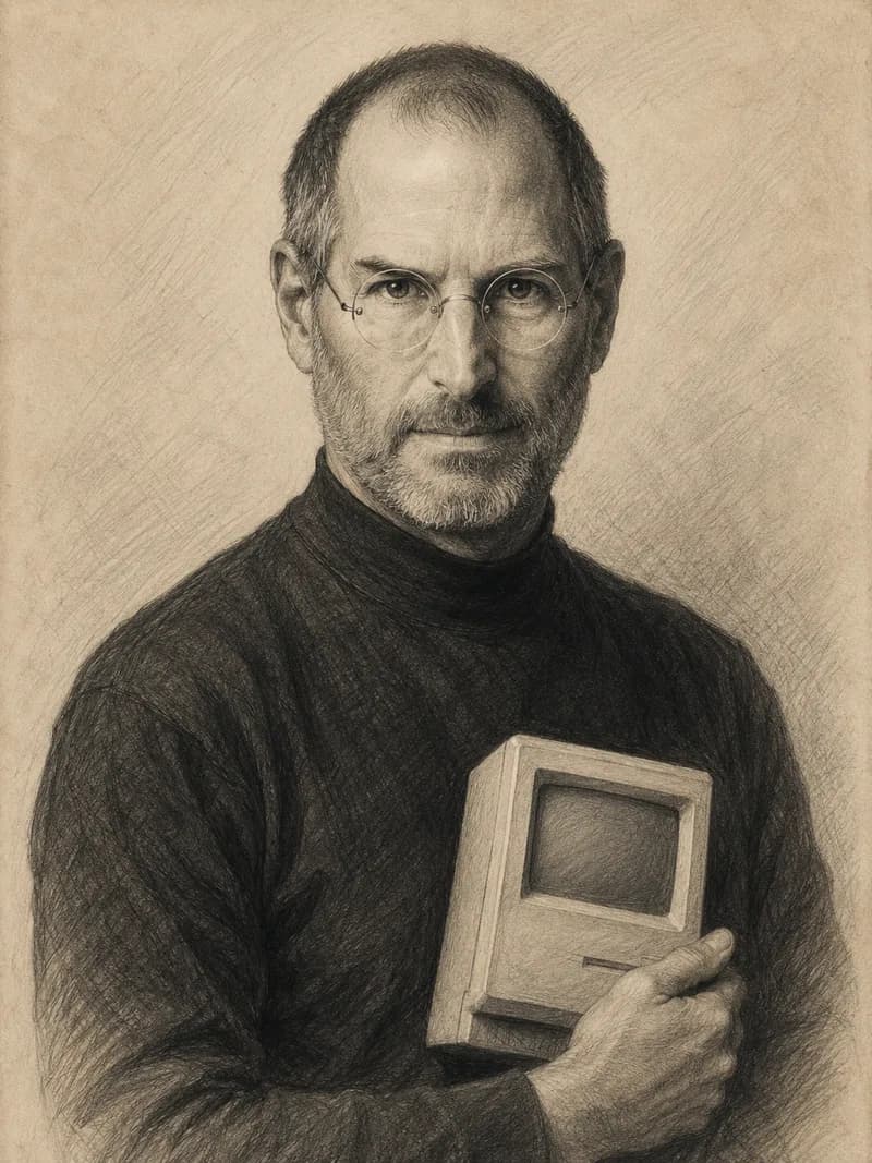 Portret — Steve Jobs
