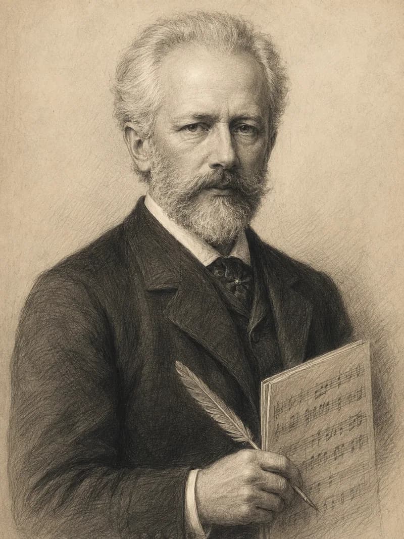 Portret — Piotr Czajkowski
