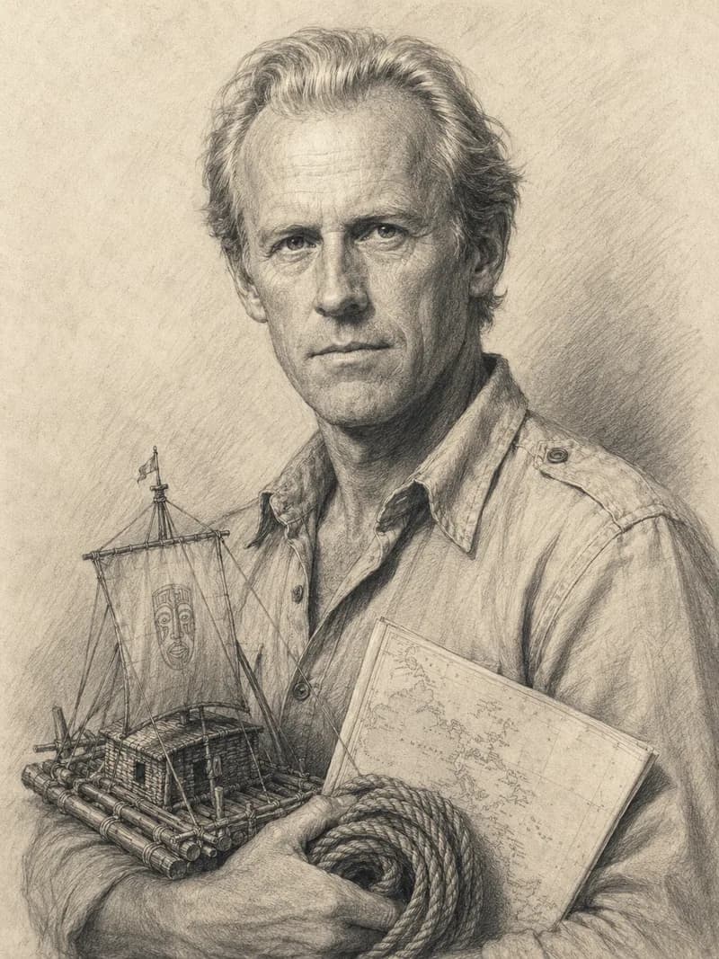 Portret — Thor Heyerdahl