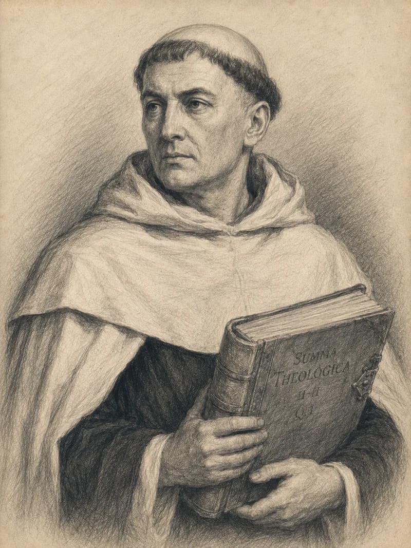 Portret — Tomasz z Akwinu